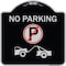Signmission No Parking No Parking and Tow Truck Heavy-Gauge Aluminum Sign, 18" x 18", BS-1818-23818 A-DES-BS-1818-23818 - alternate 1